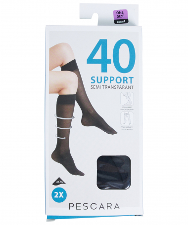 2-pack support pantykous 40 den