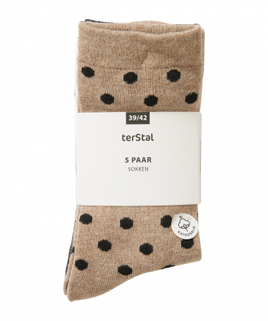 5-pack sokken dessin