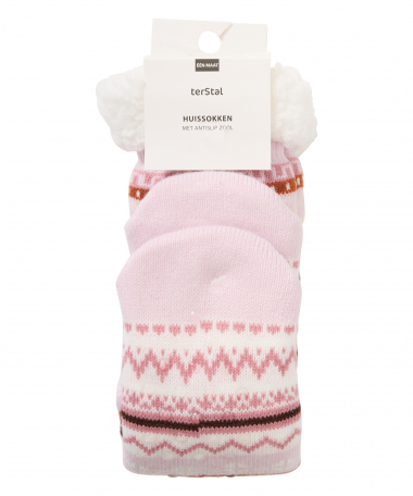 huissokken met antislip zool