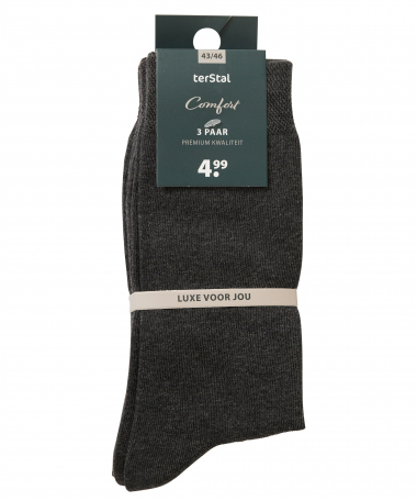 3-pack sokken comfort