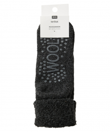 antislip huissokken met wol