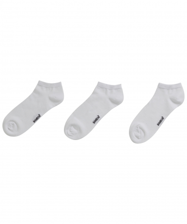 3-pack sneakersokken bamboe