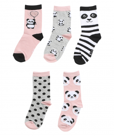 5-pack sokken dessin