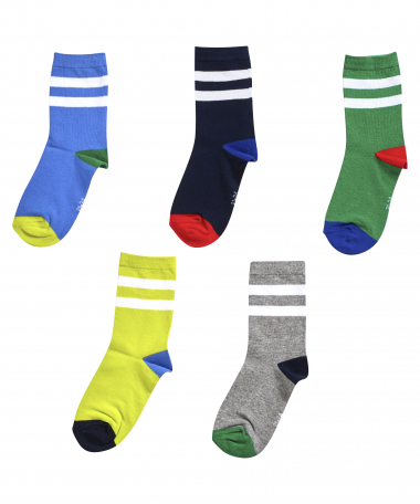 5-pack sokken dessin