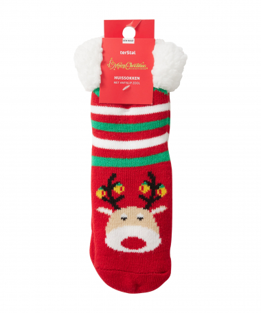antislip huissokken kerst kids