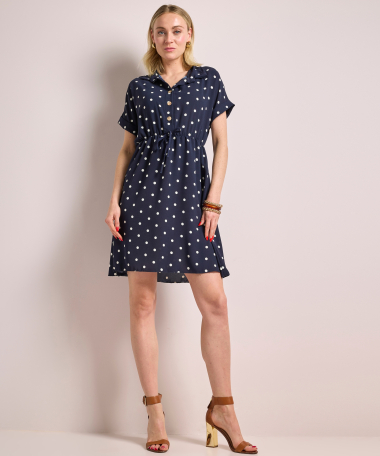 korte jurk polkadot