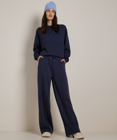 wide fit broek scuba naad