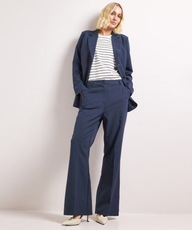 uni flared fit broek