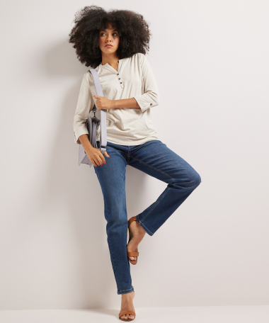regular fit stretch jeans - mia