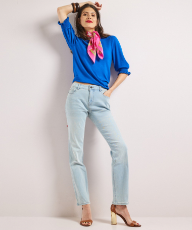 regular fit stretch jeans - mia