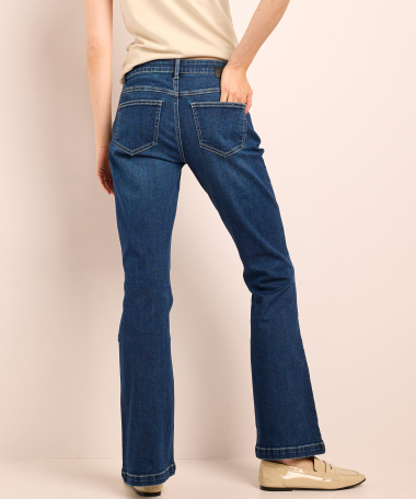 flared fit stretch jeans - noa