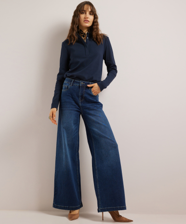 wide fit stretch jeans - lara