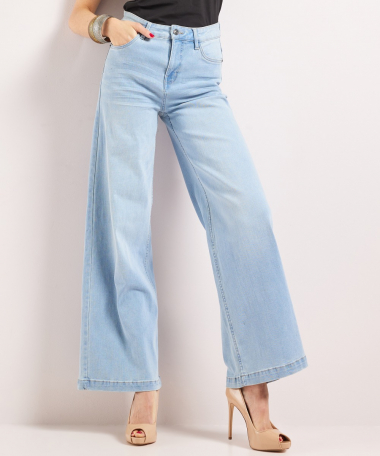 wide fit stretch jeans - lara