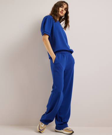 wide fit broek structuur