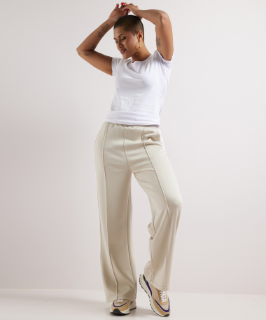 wide fit broek streepbaan