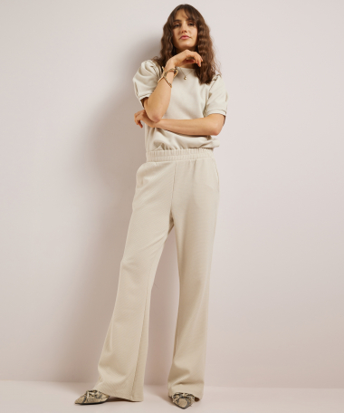 flared fit broek structuur