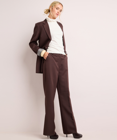 uni flared fit broek