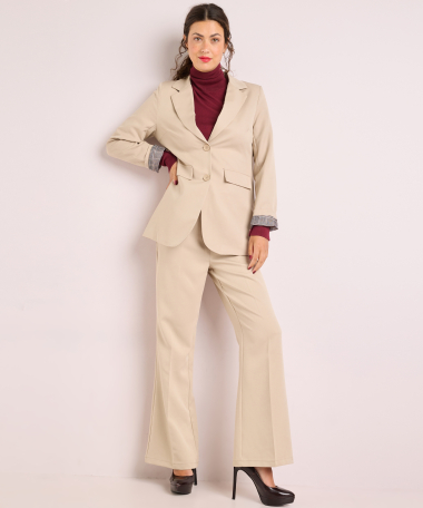 uni flared fit broek