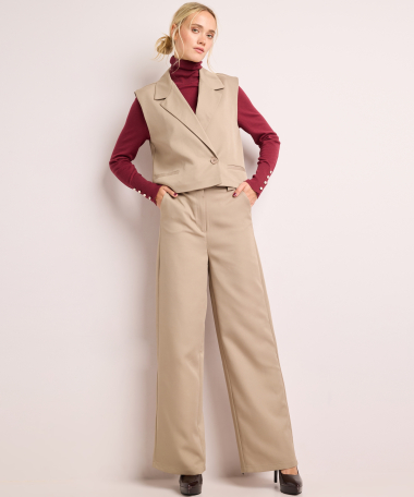 uni straight fit broek