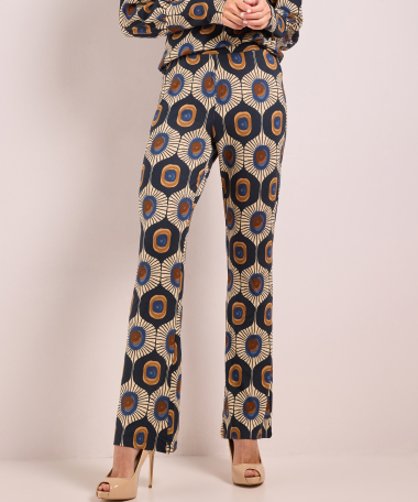 broek met elastische tailleboord