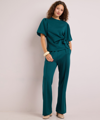 broek met elastische tailleboord