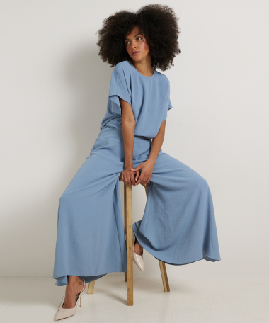 wide fit broek brede elastische boord