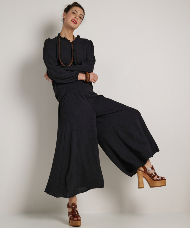 uni wide fit broek brede tailleboord