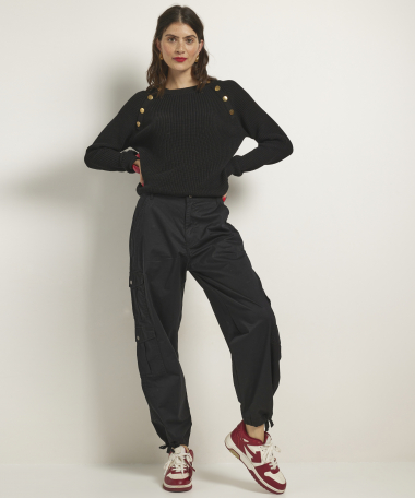 wide fit cargo broek