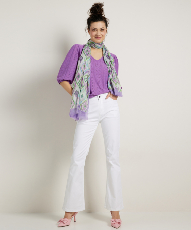 flared fit broek uni