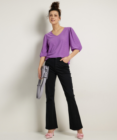 flared fit broek uni