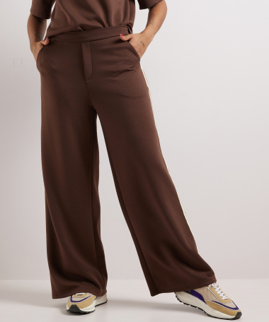 wide fit broek streeptape