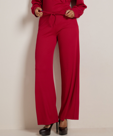 wide fit broek structuur