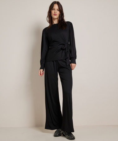 wide fit broek structuur