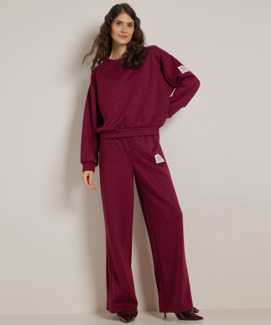 wide fit broek label glitters