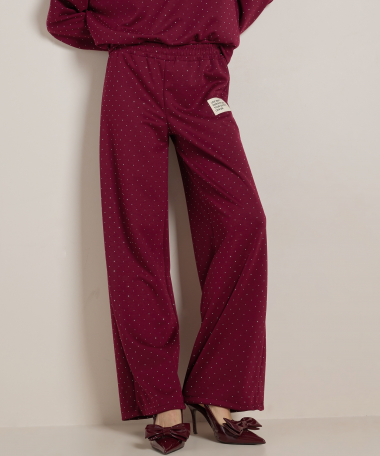 wide fit broek label glitters