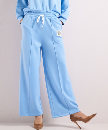 wide fit broek label naad