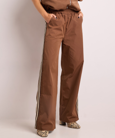 wide fit broek met tape