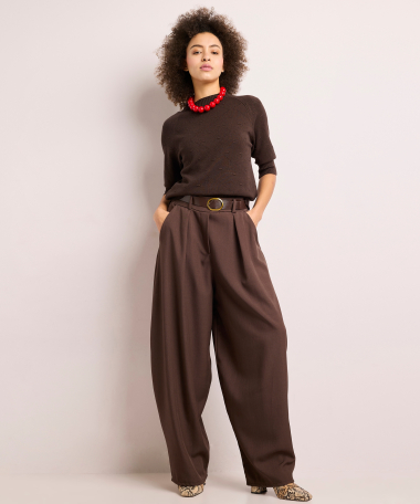 balloon fit broek met riem