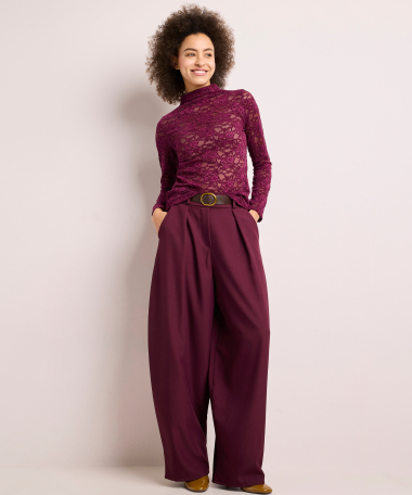 balloon fit broek met riem