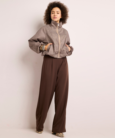 straight fit broek met gesp