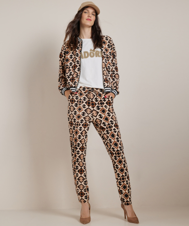 bomber jasje met all-over print