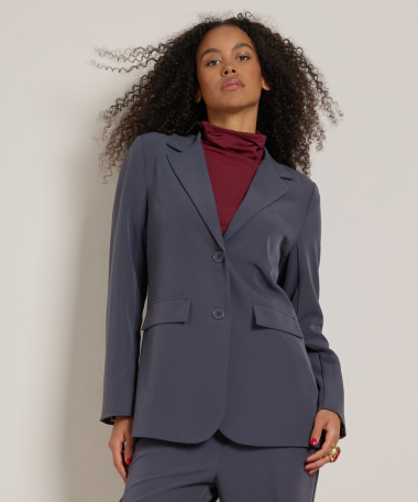 uni blazer panterprint voering