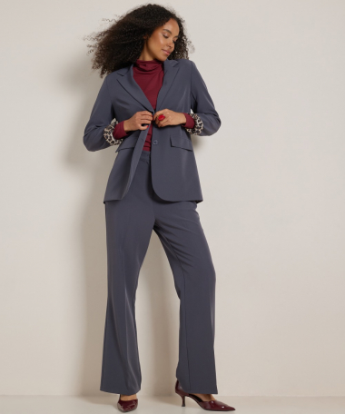 uni blazer panterprint voering