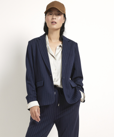 blazer met streepdessin