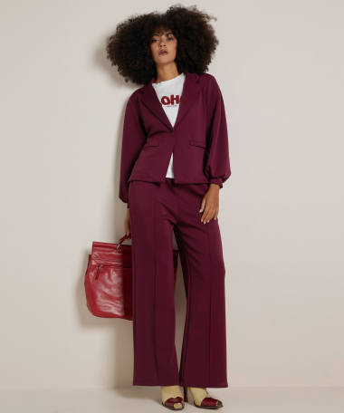 korte blazer soft jersey