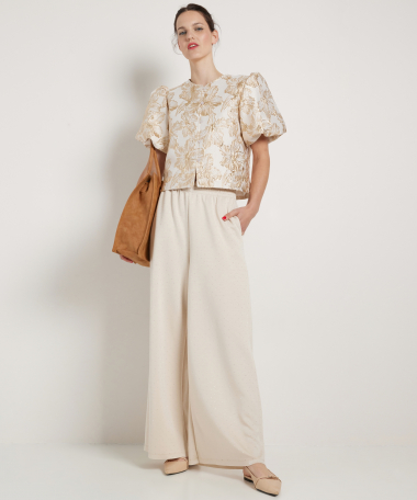 bloemenprint blazer met knopen