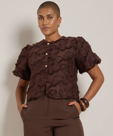 blazer met embroidery