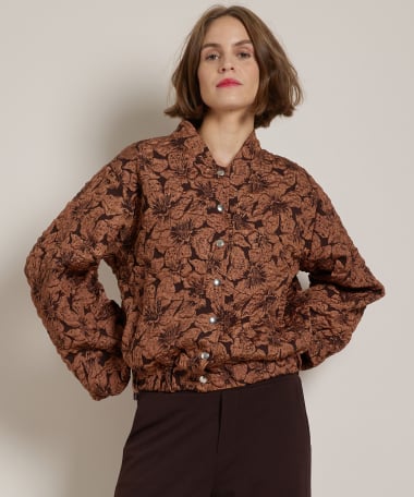 bomberjack met embroidery