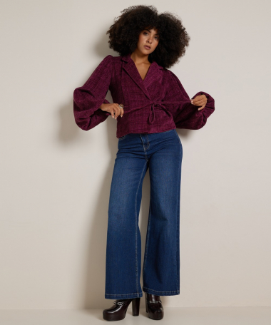 overslag blazer boucle