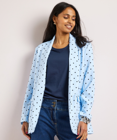 blazer met stippen